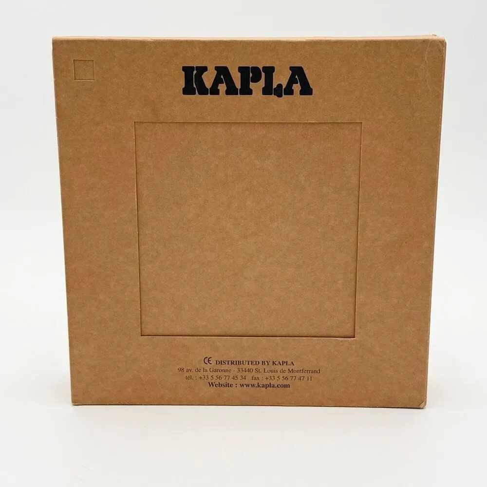 KAPLA Blocks Building Planks & Art Book - 40 Red & Orange Set New